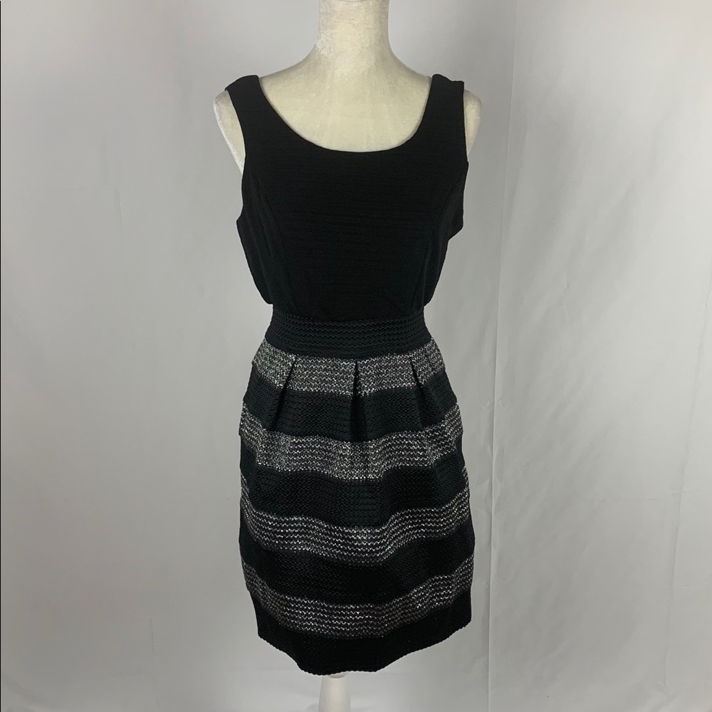 Lily Star Sleeveless Stripe Cocktail Dress Junior Girls Size 9